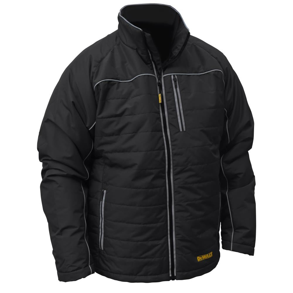 Dewalt-DCHJ075D1-2X Heated Jacket Black Quilted Kit - 2XL