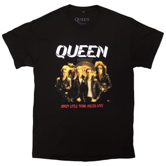 Official Queen Orange & Yellow Crest Logo Band T-Shirt Unisex