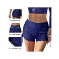 Listenwind High Waist for Women Swim Shorts, Elastic Waistband