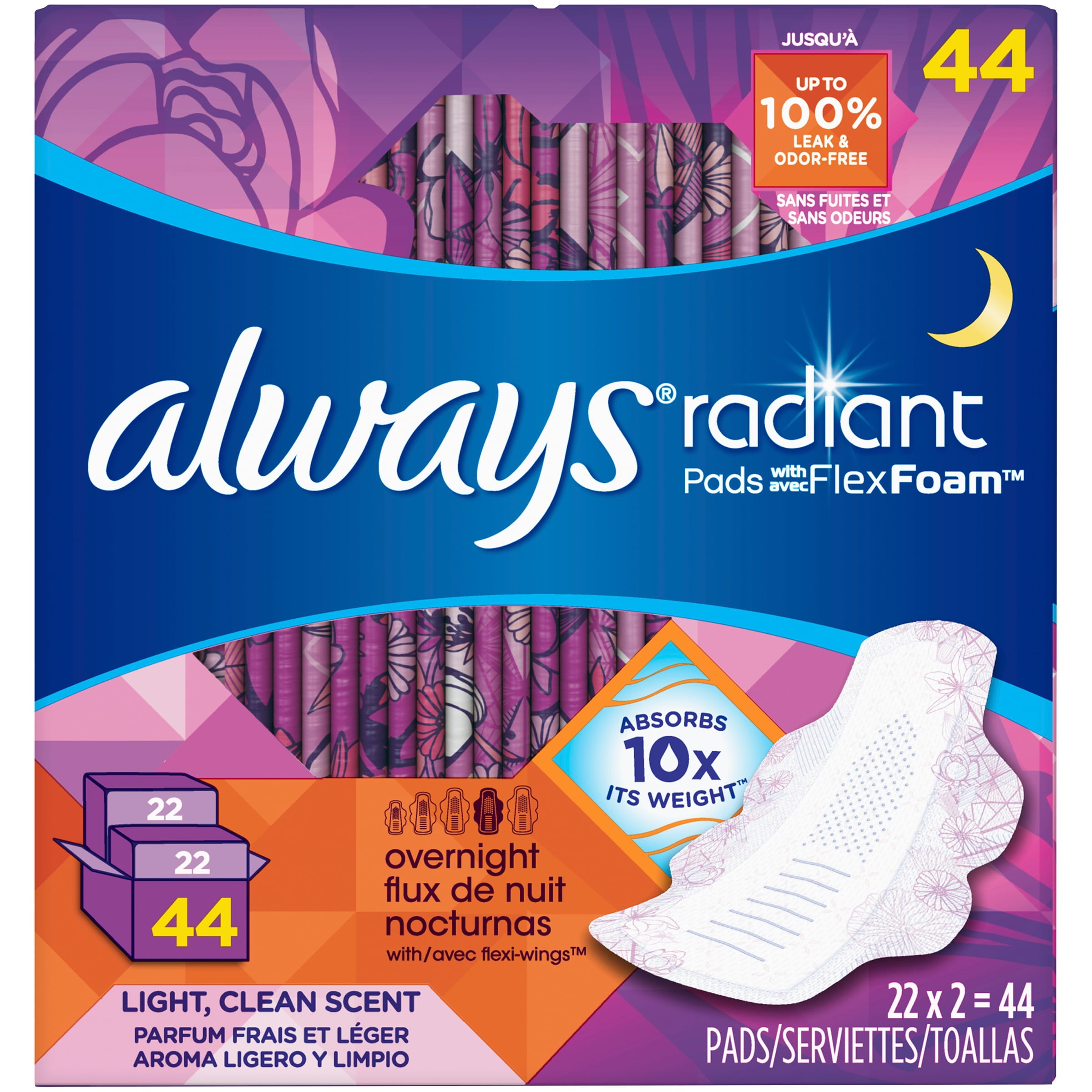 always radiant pads size 4 always radiant pads size 4