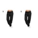 thumbnail image 4 of Sonducket Mujeres Color puro Pantalones deportivos sueltos Yoga Joggerpants Pantalones casuales negro S 2piezas, 4 of 6