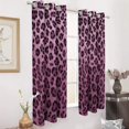 thumbnail image 3 of Animal Print 2pcs Blackout Curtains For Living Room Bedroom Grommet Top Window Set for Left And Right Biparting Open, 3 of 6