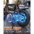 thumbnail image 6 of QNUT Folding Ebike for Adults & Teens - 14" Folding Ebike, 750W Peak Power, 20MPH, 48V 35/53Mile Range, 4-Speed & Upgraded Wide Comfort Seat, UL 2849 Certified, for City Cycling & Commuter Riding​, 6 of 9