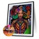 thumbnail image 2 of 5D bricolaje taladro completo diamante pintura carácter étnico bordado mosaico artesanía kits FLhrweasw Nuevo, 2 of 8