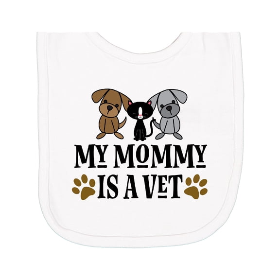 Inktastic Veterinarian Mommy is a Vet Newborn Bib