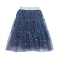 thumbnail image 3 of WERYOUNG Girl's Skirts Carnival Elastic Waist Star Moon Sequins Kids Layered Ballet Skirt Club Party Stylish Comfortable Skirts, 3 of 8