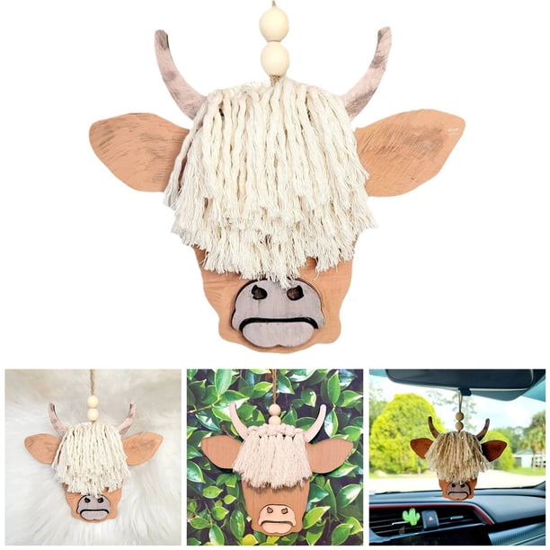 Adorno Boho Con Cabeza De Toro Y Cuernos De Vaca Para Decorar Paredes Y Coches, Ideal Para Decorar El Hogar Y El Vehículo