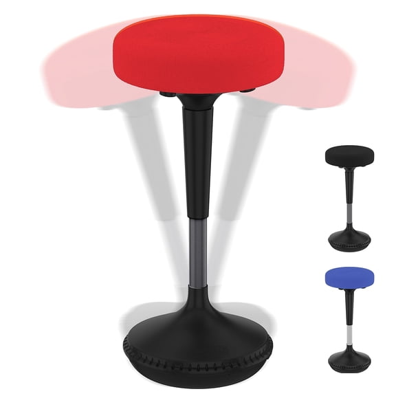Wobble Stool Standing Desk Chair | Adjustable Height 23–33” Tall Active Sitting Stool for Office, Classroom & Home Workspaces