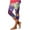 Multicolor, variant on breaise Capri Leggings for Women Summer Casual Stretch Knee Leggings Fashion Floral Print Workout Running Yoga Capris Slim Fit Lightweight Cropped Pants