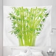 thumbnail image 1 of Exotic Tapestry, Bamboo Stems with Leaves Fresh Bunch Tropical Plant Eco Foliage Print, Fabric Wall Hanging Decor for Bedroom Living Room Dorm, 5 Sizes, Lime Green, by Ambesonne, 1 of 1