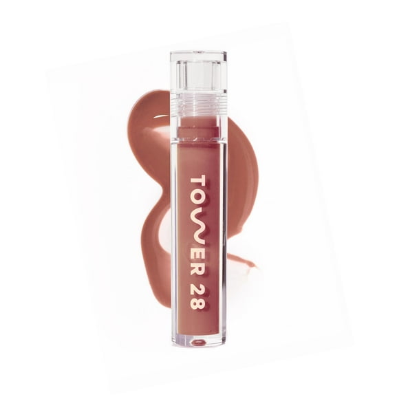 Brillo de labios Tower 28 ShineOn Milky Lip Jelly CASHEW Vegan