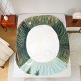thumbnail image 4 of Manfei Cute RV Car Fitted Sheet Queen 3-Piece,Happy Camping Bedding,Green White,1 Fitted Sheet and 2 Pillowcases, 4 of 6
