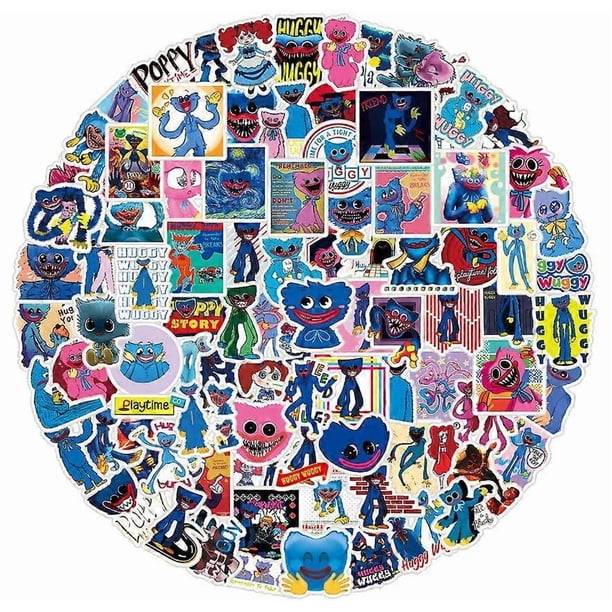 100pcs Poppy Playtime Sticker Decals for Kids, Teens, and Adults, Fun Stickers