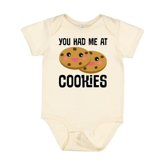 Inktastic You Had Me at Cookies Boys or Girls Baby Bodysuit