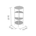 thumbnail image 2 of Side Table. End Table Living Room. Bedside Table or Night Stand. Small Entry Table. Easy To Assemble. Reclaimed Wood Look, 2 of 4