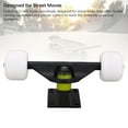 thumbnail image 3 of 2PCS Skateboard Trucks and Wheels Set, Aluminum Alloy Excellent Grip 5 Inch Shock Absorption Longboard Truck, Ergonomic Connection Wear Proof Skateboard Starter Set for, 3 of 7