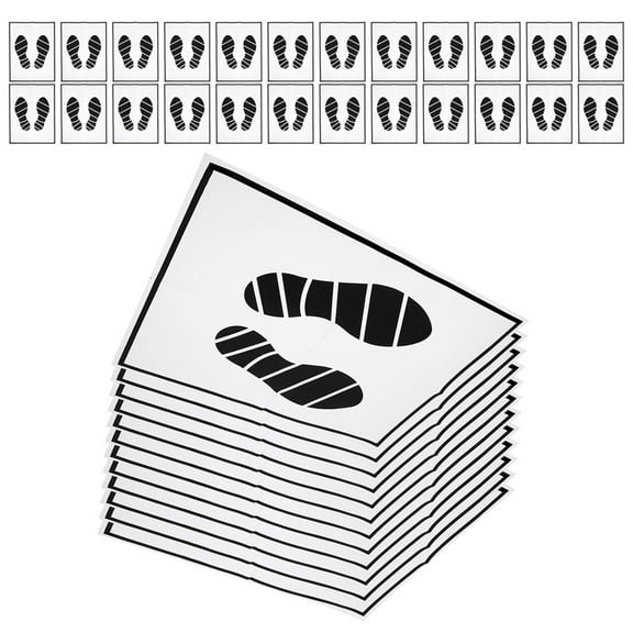 AntiGuyue 60Pcs Automotive Floor Mats Paper Vehicle Foot Pads Portable and Easy to Use