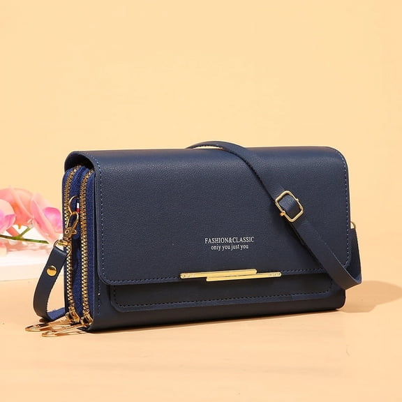 Women's purse large capacity multifunctional shoulder bag long clutch bag coin purse cell phone bag
