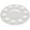 White, variant on PPKVUFD Paint Palette, Paint Tray, Paint Pallet with 10 Wells for Adults, Round Paint Tray Palette, Plastic Paint Tray Palette, for Painting or DIY Craft Class, White, 1 PCS