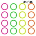 thumbnail image 2 of Throwing Rings For Kids 24pcs Toss Circle Ring Throwing Rings Toy Funny Hollow Circle Rings Toy for Girl Boy (6cm of Inside Diameter,0.7cm of Diameter,Random Color), 2 of 8