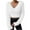 White, variant on Women's Fuzzy Fleece Long Sleeve V Neck Crop Sweater Casual Plain Slim Fit Warm Knitwear Sweater Tops