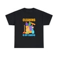 thumbnail image 2 of Cleaning Is My Cardio Housekeeping Housekeeper Light T-Shirt, 2 of 2