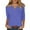 Purple#115, variant on UoCefik 3/4 Sleeve Tops Plus Size for Women Loose Fit Summer Elbow Solid Shirts Casual V Neck Three Quarter Length Sleeve Tee Trendy Dressy Blouse Fashion Clothes Blue XXL