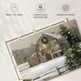 thumbnail image 6 of Elephant Stock Snowy Winter Barn Wall Art - Horizontal Canvas Wall Art - Living Room Wall Decor - Architecture Canvas - Gray And Beige Decor By Sally Swatland - 39" x 26", 6 of 8