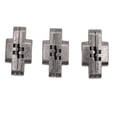 thumbnail image 4 of Cabinet Lock Hinges,3 Pcs 43mm Mini Cabinet Hinges Door Lock Hinges Elevated Design, 4 of 8