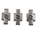 thumbnail image 1 of Bisagras ocultas, 3 piezas Mini bisagras invisibles de 43 mm Bisagras de cerradura de puerta Rendimiento sólido, 1 of 12