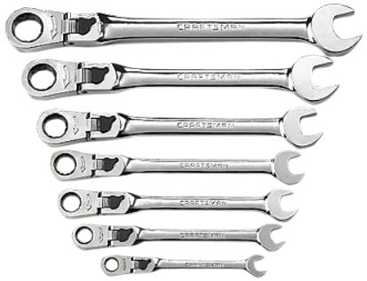 Craftsman 914755 8pc Dual Ratcheting Wrench Set Standard