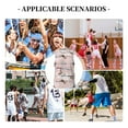 thumbnail image 6 of Sikiie Cloud Sloth Basketball Jersey Reversible Men's Mesh Athletic Sports Shirts Training Practice S-4XLMedium, 6 of 6