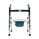 thumbnail image 2 of Andadera con Cómodo Sanitario Silla de Ducha | Plegable, Estructura de Acero, Cubeta con Tapa, 6 Niveles de Altura, Soporta hasta 100 Kg, 2 of 11
