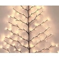 thumbnail image 4 of TenWaterloo Lighted Christmas Wall Tree - Indoor/Outdoor LED 6 Foot High - Cool White Lights - Battery Operated with Timer, 4 of 4