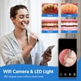 thumbnail image 3 of Electric Tooth Cleaner WiFi Visual Smart Tartar Remover with LED Light Teeth Cleaning Kit for Calculus Tartar Tooth Stains Plaque Removal 3 Cleaning Modes USB Rechargeable Tooth Brush Oral Care Kit, 3 of 8