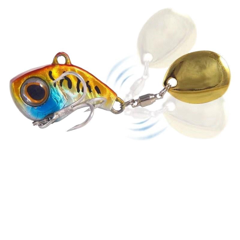 6pcs 1.9-3.3cm/5-20G  Metal Sea Sequins Fishing Freshwater Lures Rotating Bait