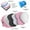 🔥 Pink_Base#778, variant on Protective Gear Set for Teens Roller Skating Skateboarding Biking | 6-Piece Pads | Adjustable Foam Knee Elbow Wrist Guards | Breathable Mesh | S Size | Blue | All-Sport Safety | Net Bag Included