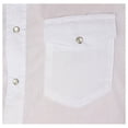thumbnail image 4 of Wrangler Mens White Big/Tall Snap Dress Shirt, 4 of 9