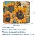 thumbnail image 5 of PhooArto Comfortable Mouse Pad Vintage Sunflowers Letters Painting Desktop Mousepad , 21 x 25 cm Mouse Mat, Non-Slip Rubber Base, Improves Speed and Precision, 5 of 7