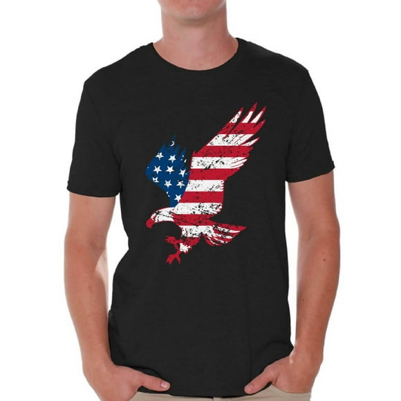 American Flag Distressed Men Shirt Love USA 4th of July Men T shirt 4th of July Party USA Flag Tshirt for Men Patriotic Gifts 4th of July Men T-shirt Made in the USA Tee For Adult, Men, Women, Teen,