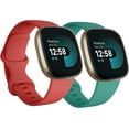 thumbnail image 1 of REQO Bracelets de Remplacement Compatibles avec Fitbit Versa 3 / Versa 4 / Sense/Sense 2, Bracelet Classique Réglable en Silicone pour Femmes Hommes, 1 of 9