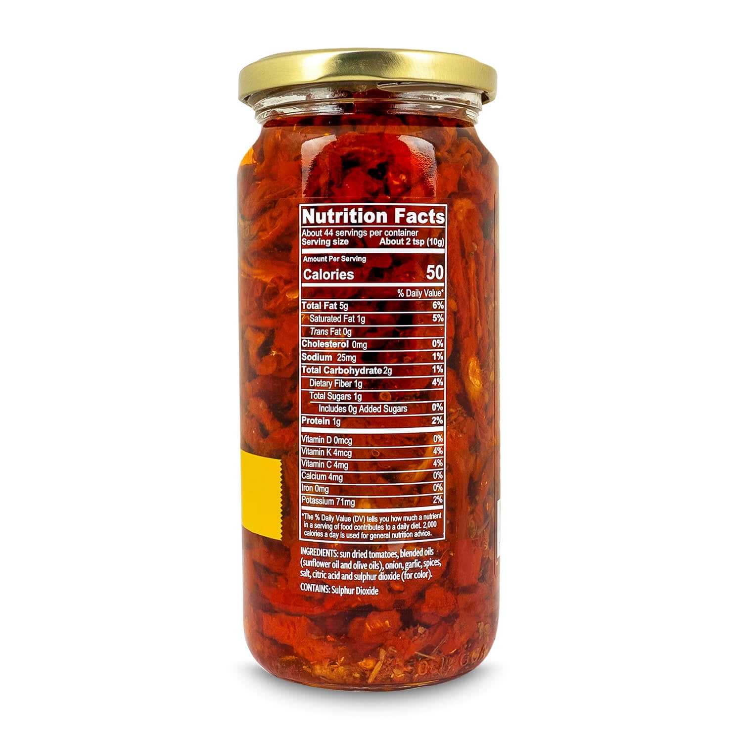 California Sun Dry, Sun-Dried Tomatoes in Oil with Herbs, Julienne Cut, 16 oz Jar