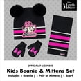 thumbnail image 2 of Set de Gorro, Bufanda y Manoplas para Niñas Pequeñas de Minnie Mouse de Disney, 2 of 6