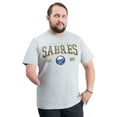 thumbnail image 2 of Men's G-III Sports by Carl Banks  Gray Buffalo Sabres Adaptive Classic Team Graphic T-Shirt, 2 of 6