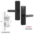 thumbnail image 2 of Wifi Smart Door Lock With Handle Fingerprint Door Lock Remote Control Smart Lock For Front Door Home Rental Office ,Easy to Use, 2 of 6