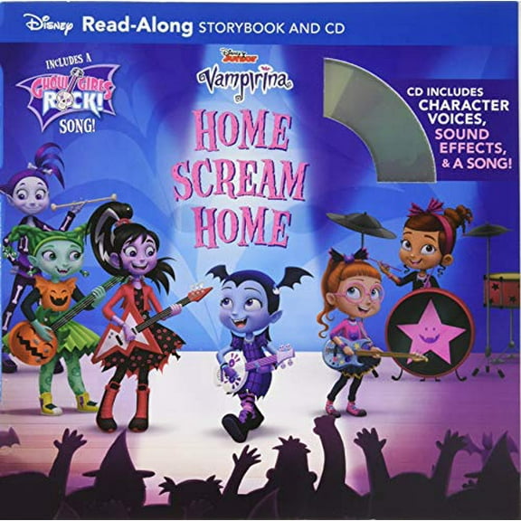 Pre-Owned Vampirina Home Scream Home: Read-Along Storybook and CD (Paperback) 1368020658 9781368020657