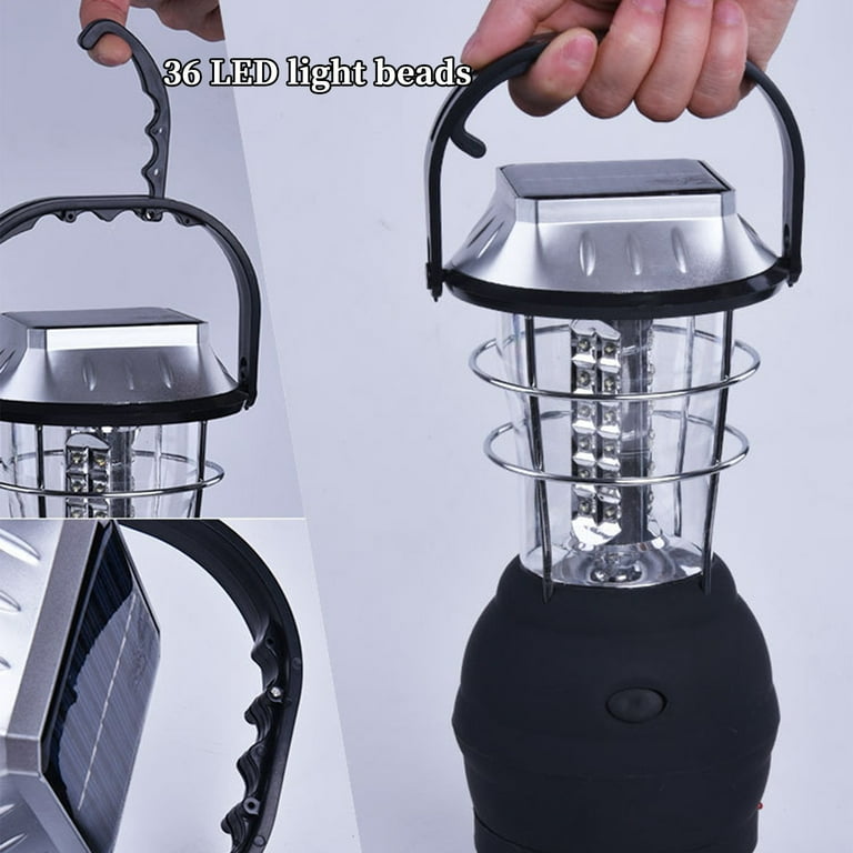 OAVQHLG3B Solar Camping Lantern Camping Gear USB Rechargable