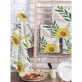 thumbnail image 2 of Yellow Daisy Kitchen Dish Towels for Drying Dishes Set of 4, Farmhouse Country Flower Leaf Plant Wood Grain Waffle Weave Microfiber Hand Tea Bathroom Towels Quick Dry & Absorbent Towel 15.7x23.6, 2 of 7