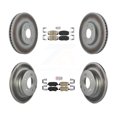 thumbnail image 1 of Transit Auto Front Rear Ceramic Pads and Coated Disc Brake Rotors Kit for Car Hyundai Sonata 3.3L KGA-103015, 1 of 11