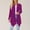 Purple, variant on Women Fashion Long Sleeve Cardigan Autumn Lightweight Open Front Draped Mid Long Asymmetric Coat 3x Sweaters for Women plus Size And Cardigan Cardigan Polyester Lightweight Cardigan for Women for